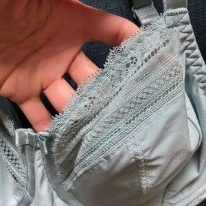 Chantelle light blue lacy bra